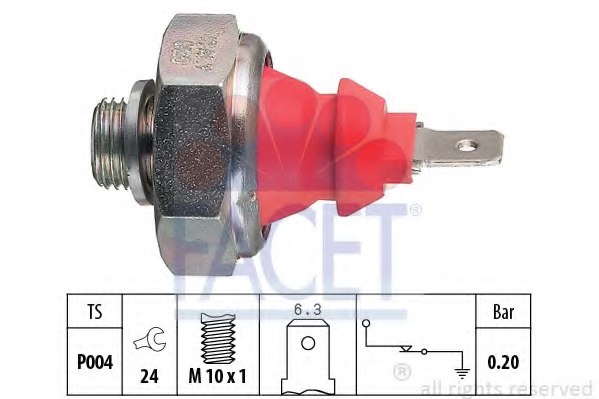 FACET 7.0072 Oil Pressure Switch